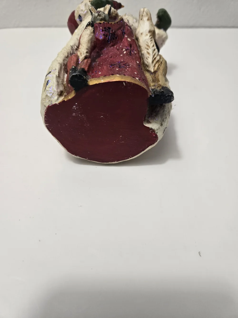 Vintage Pam Schifferl resin folk art Santa Figurine